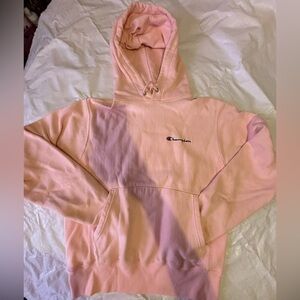 Champion Reverse Weave Hoodie Pink Size Small